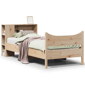 Bedframe zonder matras massief grenenhout 75×190 cm Bedframe zonder matras massief grenenhout 75×190 cm