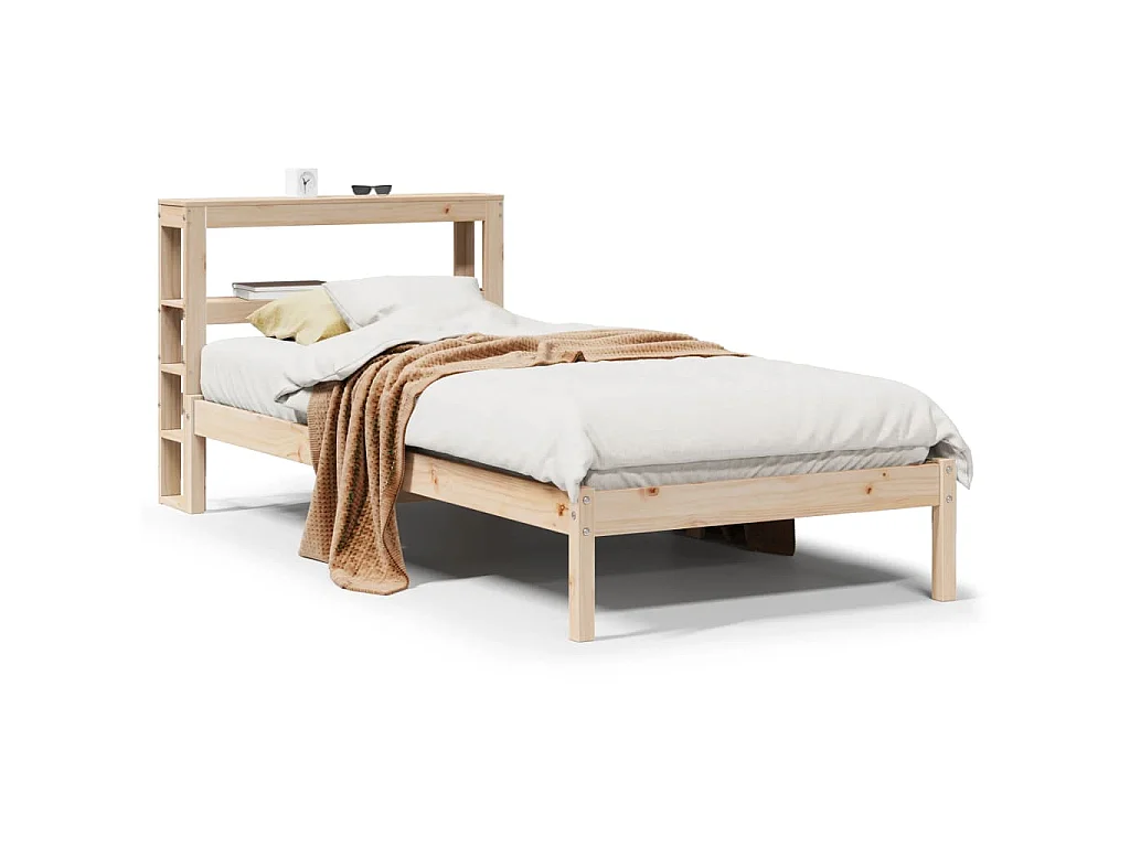 Bedframe zonder matras massief grenenhout 90x200 cm