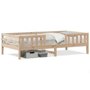 Bedframe zonder matras massief grenenhout 90×200 cm Bedframe zonder matras massief grenenhout 90×200 cm