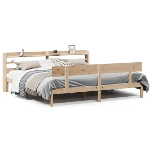 Bedframe zonder matras massief grenenhout 180×200 cm Bedframe zonder matras massief grenenhout 180×200 cm