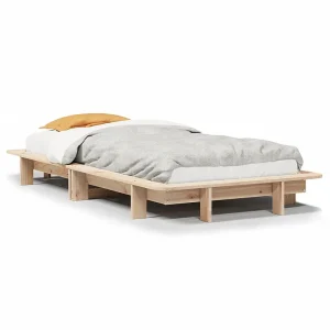 Bedframe zonder matras massief grenenhout 90×190 cm Bedframe zonder matras massief grenenhout 90×190 cm