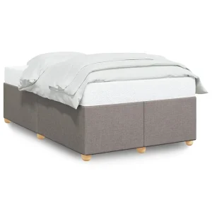 Bedframe zonder matras 120×190 cm stof taupe Bedframe zonder matras 120×190 cm stof taupe