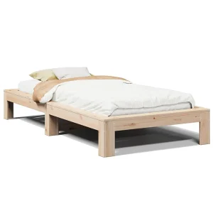 Bedframe zonder matras massief grenenhout 90×200 cm Bedframe zonder matras massief grenenhout 90×200 cm