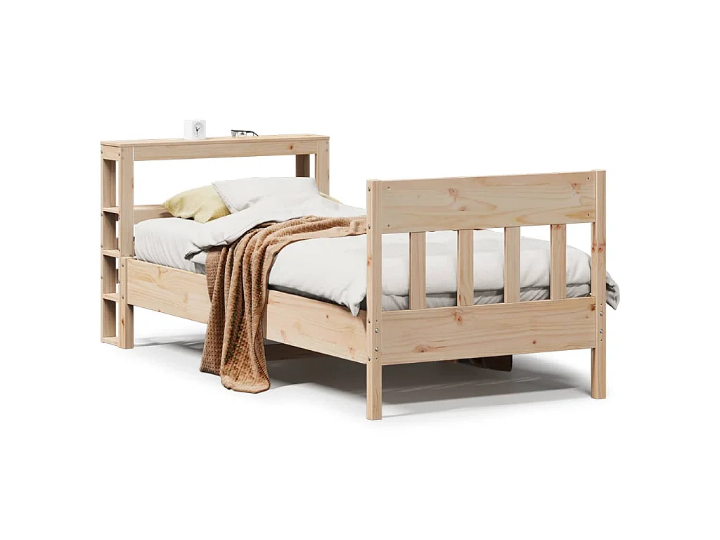 Bedframe zonder matras massief grenenhout 90x200 cm
