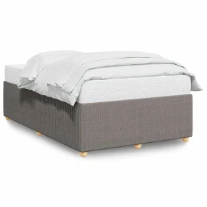 Bedframe zonder matras 120×200 cm stof taupe Bedframe zonder matras 120×200 cm stof taupe