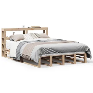 Bedframe zonder matras massief grenenhout 150×200 cm Bedframe zonder matras massief grenenhout 150×200 cm