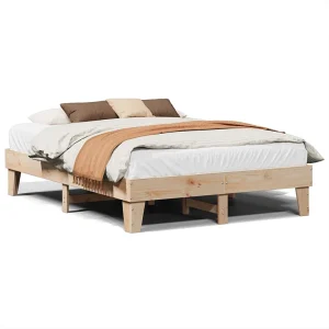 Bedframe zonder matras massief grenenhout 150×200 cm Bedframe zonder matras massief grenenhout 150×200 cm
