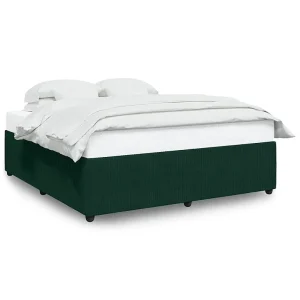 Bedframe zonder matras 180×200 cm fluweel donkergroen