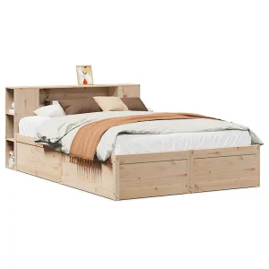 Bedframe zonder matras massief grenenhout 135×190 cm Bedframe zonder matras massief grenenhout 135×190 cm