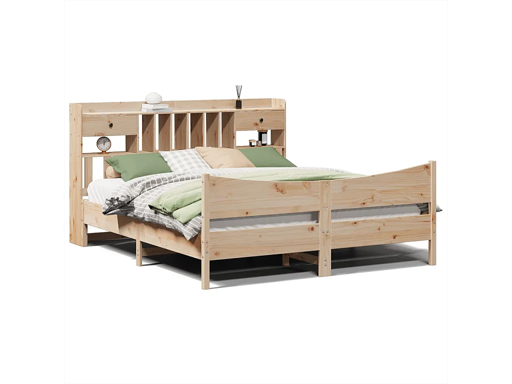 Bedframe zonder matras massief grenenhout 180x200 cm