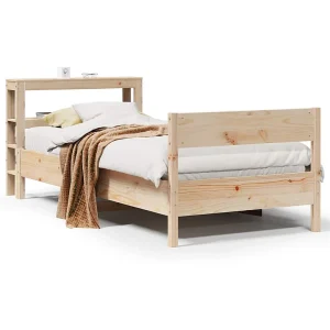 Bedframe zonder matras massief grenenhout 75×190 cm Bedframe zonder matras massief grenenhout 75×190 cm