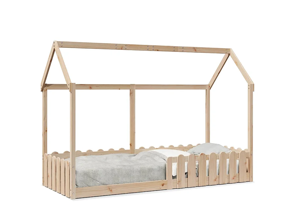 Bedhuis massief grenenhout 80x200 cm