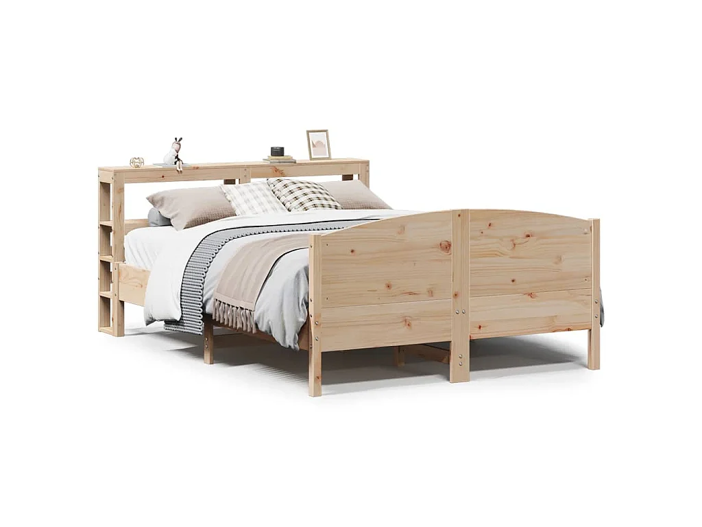 Bedframe zonder matras massief grenenhout 160x200 cm