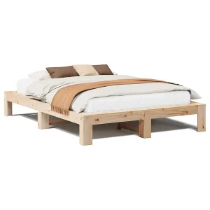 Bedframe zonder matras massief grenenhout 140×200 cm Bedframe zonder matras massief grenenhout 140×200 cm