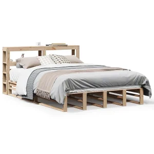 Bedframe zonder matras massief grenenhout 120×190 cm Bedframe zonder matras massief grenenhout 120×190 cm