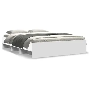 Bedframe zonder matras 160×200 cm spaanplaat wit Bedframe zonder matras 160×200 cm spaanplaat wit