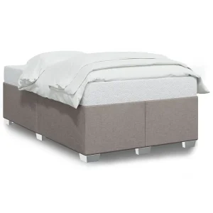 Bedframe zonder matras 120×200 cm stof taupe Bedframe zonder matras 120×200 cm stof taupe