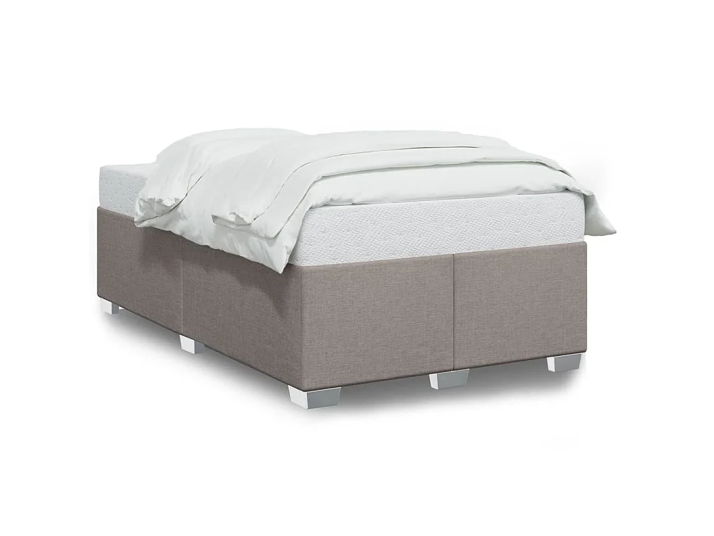 Bedframe zonder matras 120x200 cm stof taupe