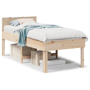 Bedframe zonder matras massief grenenhout 75×190 cm Bedframe zonder matras massief grenenhout 75×190 cm