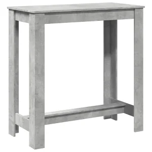 Bartafel 102x50x103,5 cm bewerkt hout betongrijs Bartafel 102x50x103,5 cm bewerkt hout betongrijs