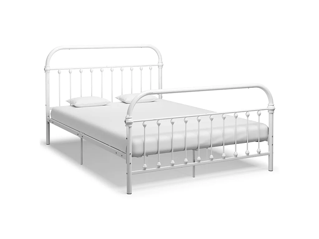 Bedframe metaal wit 160x200 cm