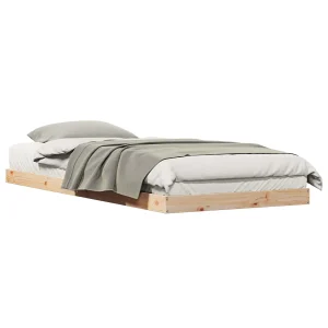Bedframe Naturel 100 x 220 cm Massief grenenhout Bedframe Naturel 100 x 220 cm Massief grenenhout