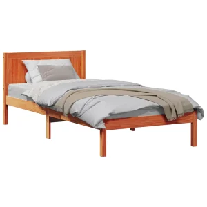 Bedframe Bruin 80 x 200 cm Massief grenenhout