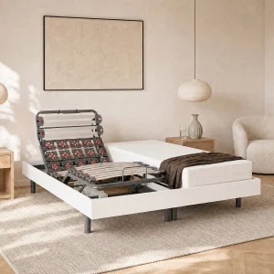 Verstelbare bedbodem latten schotels OKIN – wit – 2 x 80 x 200 cm Verstelbare bedbodem latten schotels OKIN – wit – 2 x 80 x 200 cm
