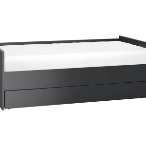 Bedstee 90x200cm inclusief boxspring en bedlade Vox Young User Zwart Bedstee 90x200cm inclusief boxspring en bedlade Vox Young User Zwart