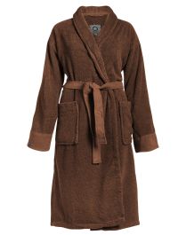 Essenza Connect Organic Uni Leather brown Badjas