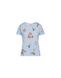 Essenza Ellen Annebella Zen blue Top korte mouw