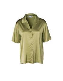 Essenza Elodie Uni Cedar green Top korte mouw