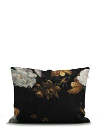 Essenza Floral Girl Zwart Kussensloop