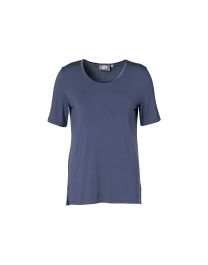 Essenza Julot Uni Top korte mouw Blauw