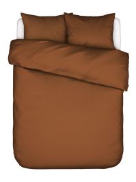 Essenza Minte Leather brown Dekbedovertrek