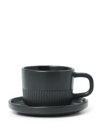 Marc O'Polo Moments Antraciet Espresso kop & schotel