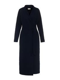 Essenza rosa uni Dark Navy Homecoat