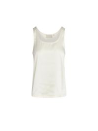 Essenza Shelby satin Uni Vanille Top mouwloos